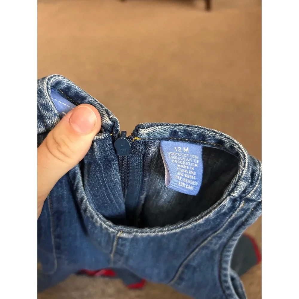 Baby Crew sleeveless denim